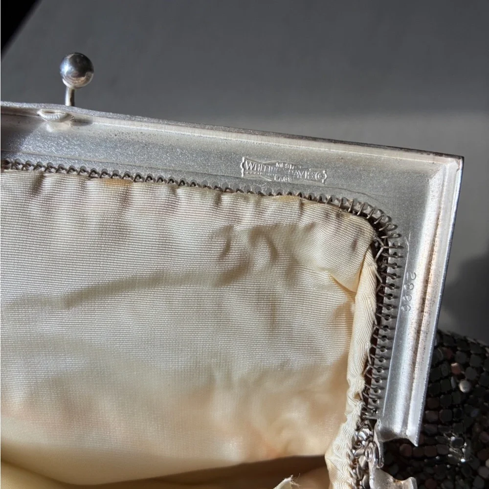 Vintage Whiting & Davis Silver Mesh Evening Bag
